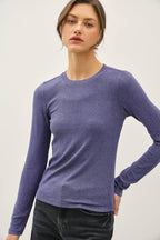 Ribbed Soft Crewneck