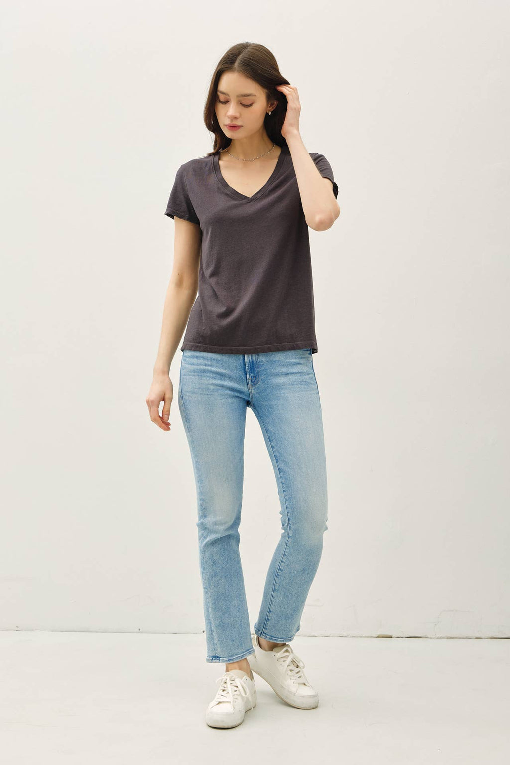 V-Neck Basic Tee