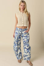 Final Sale-Suzy Floral Baggy Pants