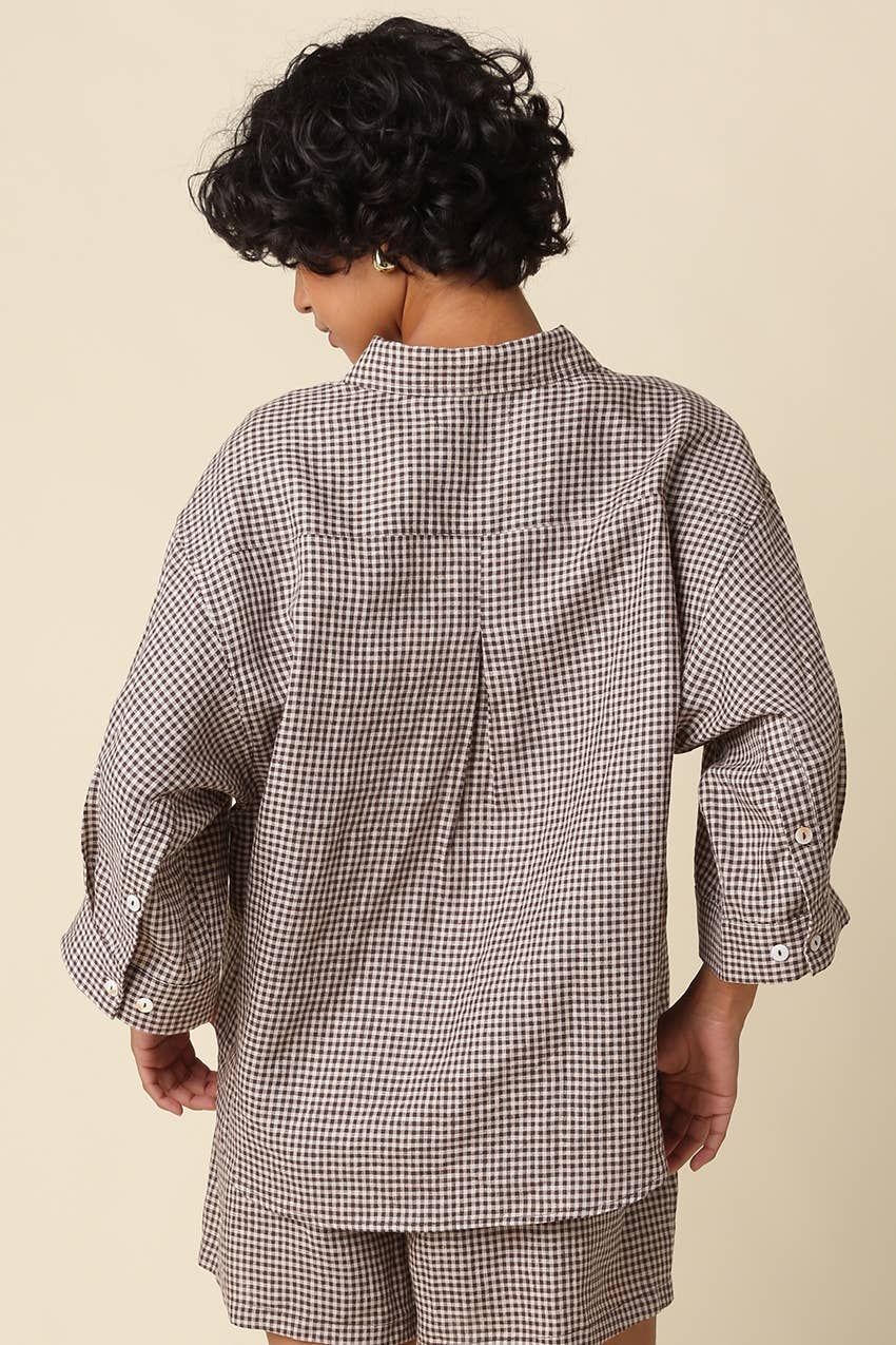 Gingham Linen Shirt