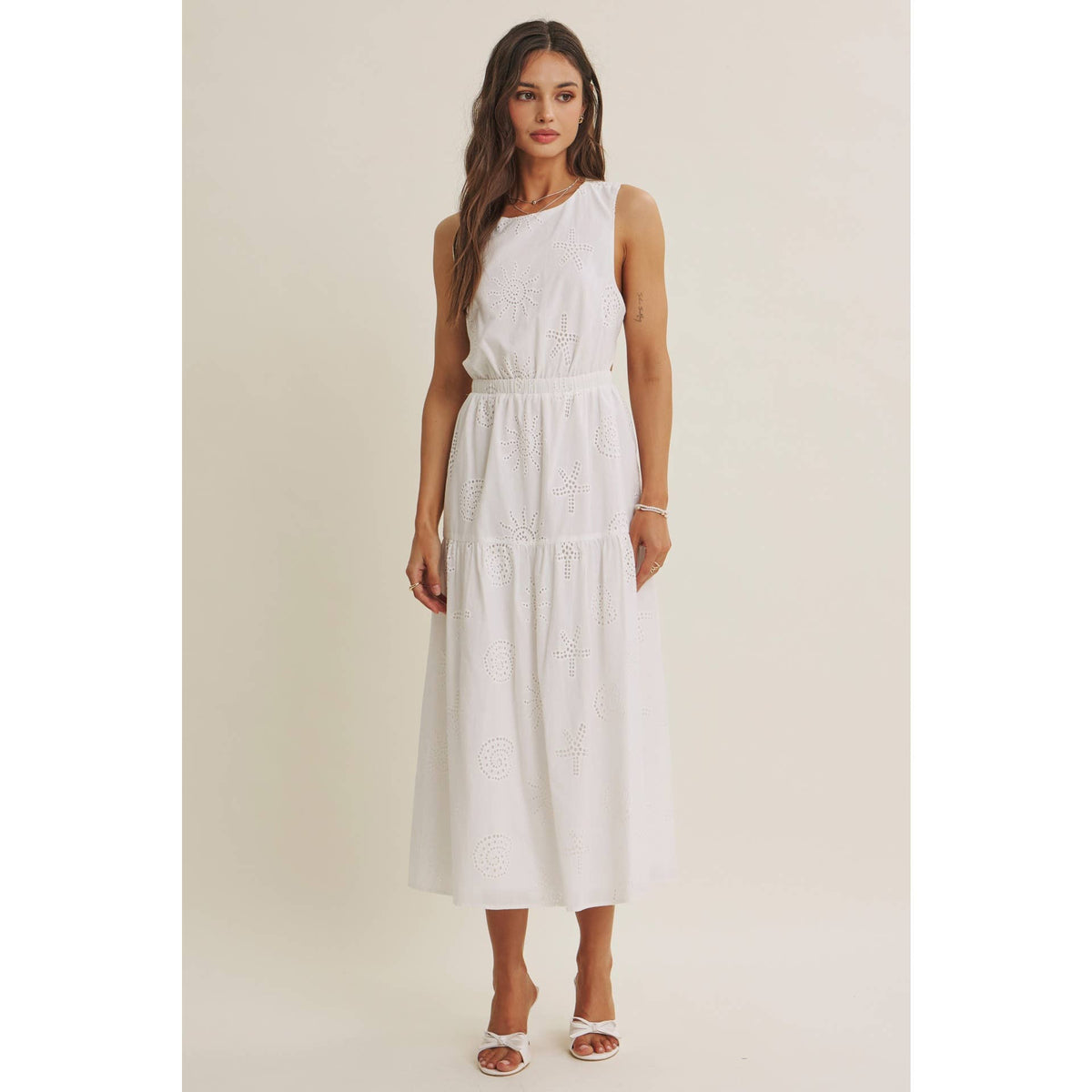 Seashell Eyelet Midi