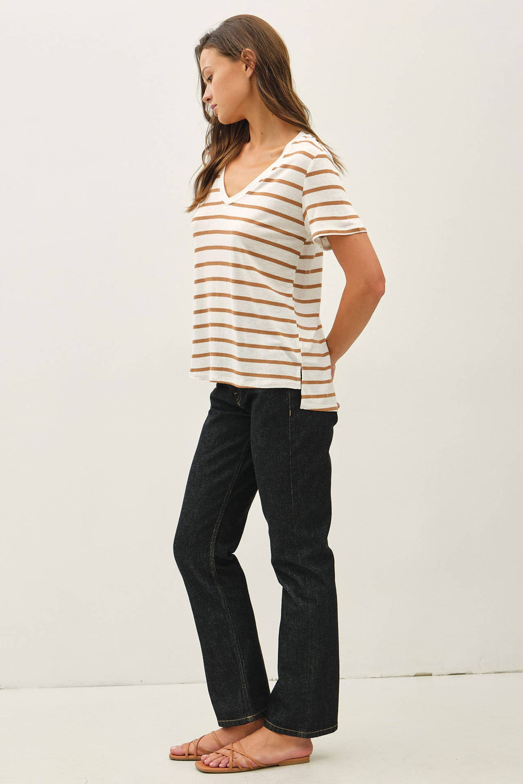 Cotton Linen Blend Tee