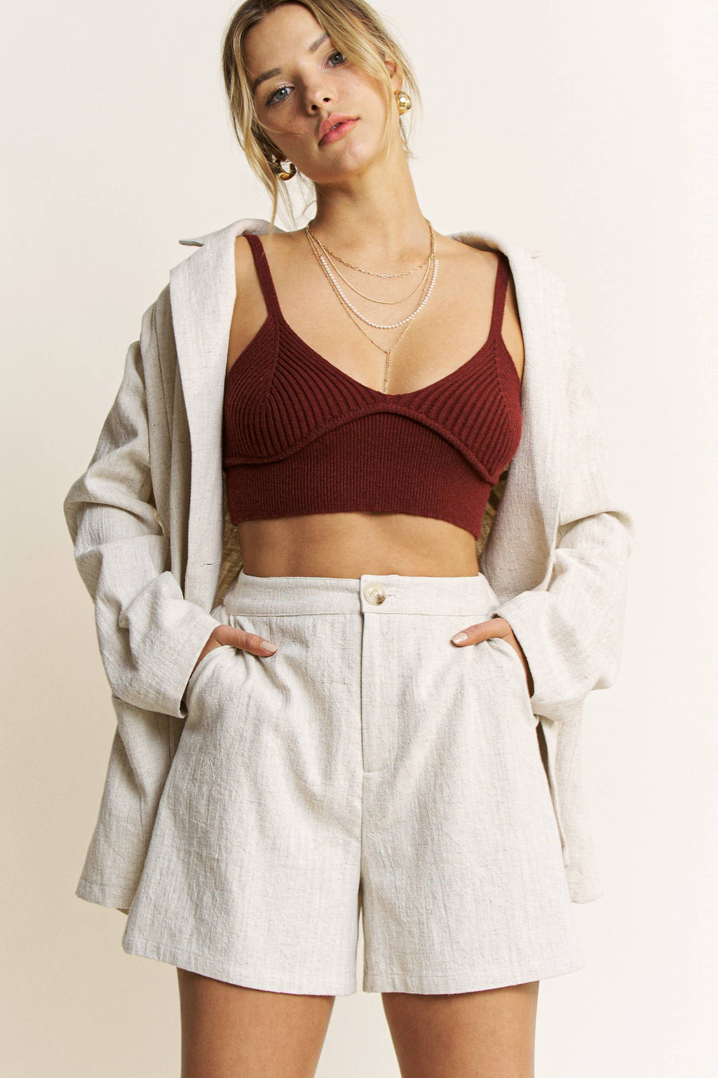 Final Sale-Woven Shorts