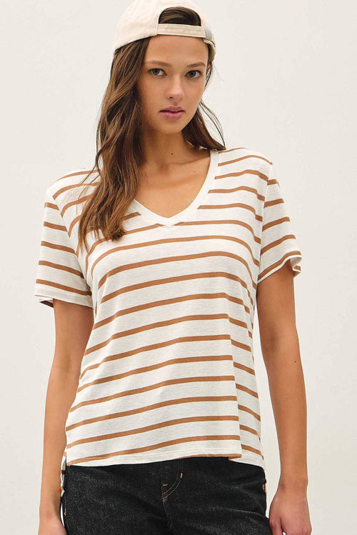 Cotton Linen Blend Tee