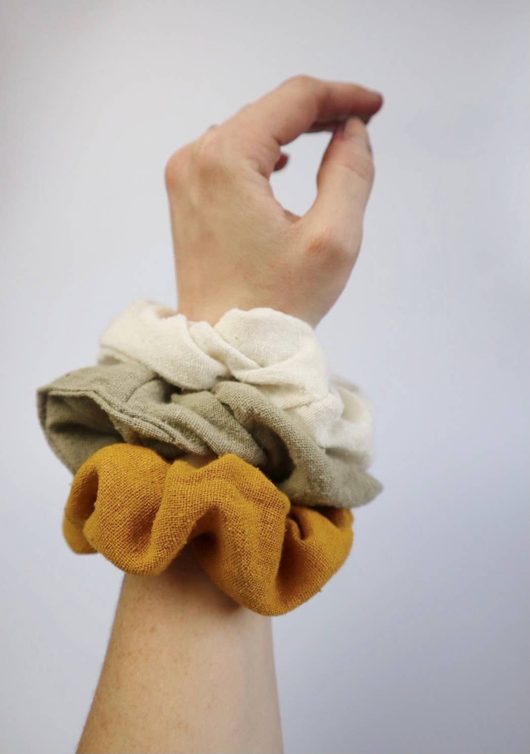 Final Sale-Raw Silk Hair Scrunchies