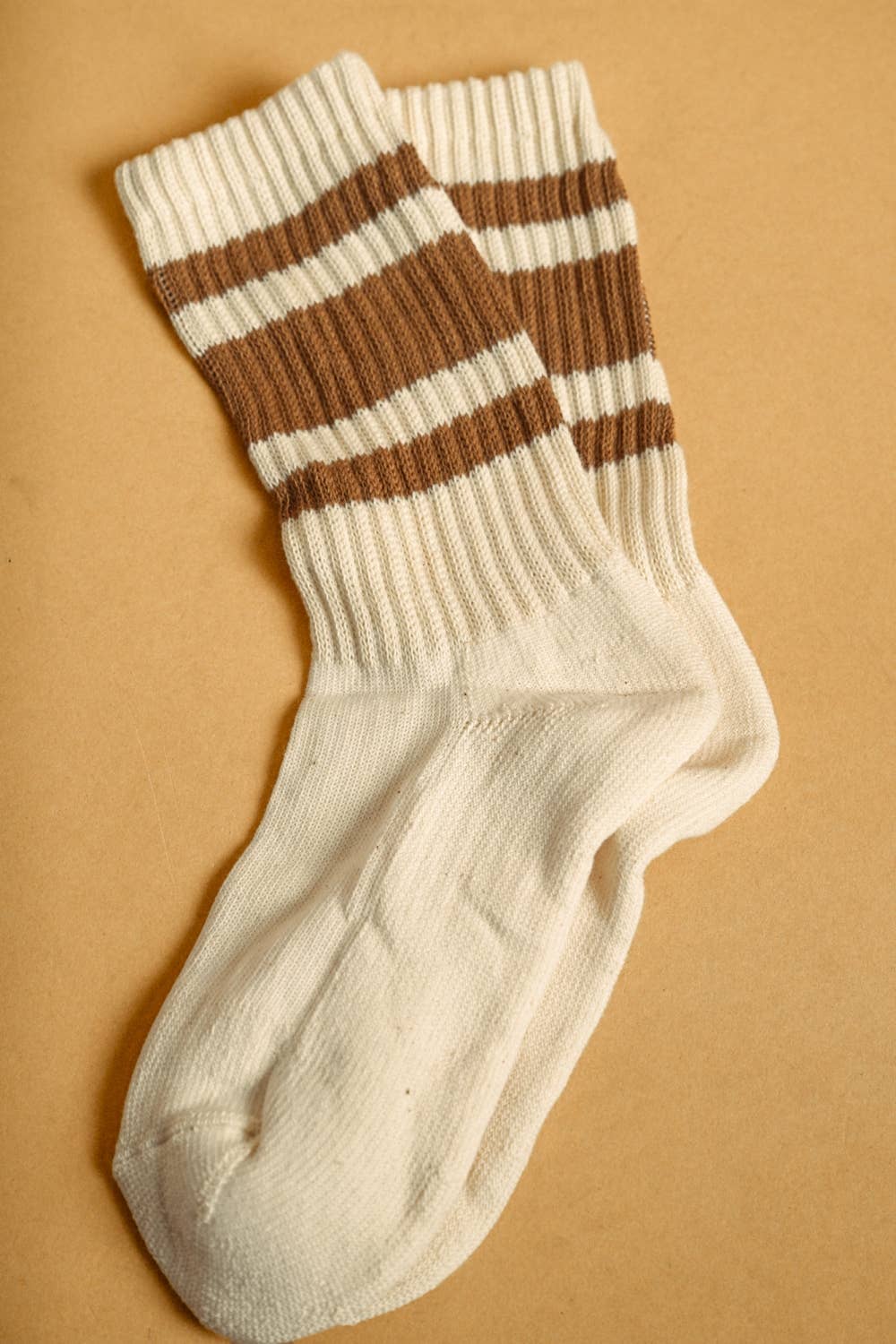 Final Sale-Retro Stripe Crew Socks