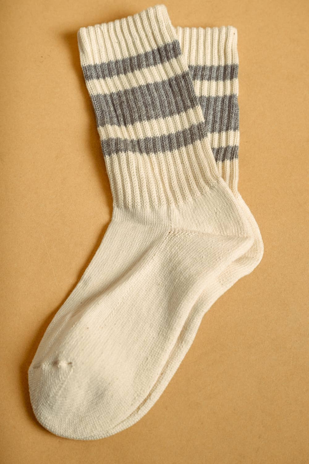Final Sale-Retro Stripe Crew Socks