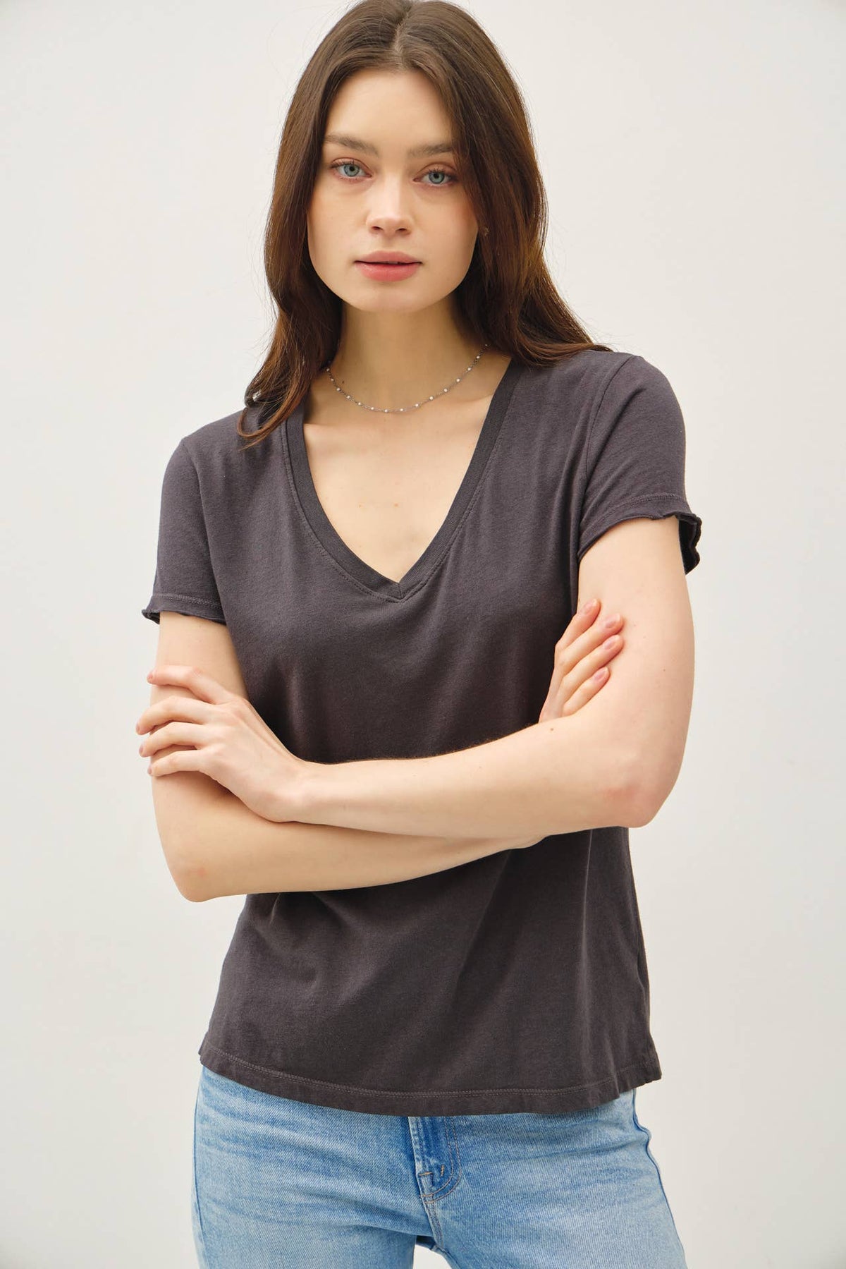 V-Neck Basic Tee