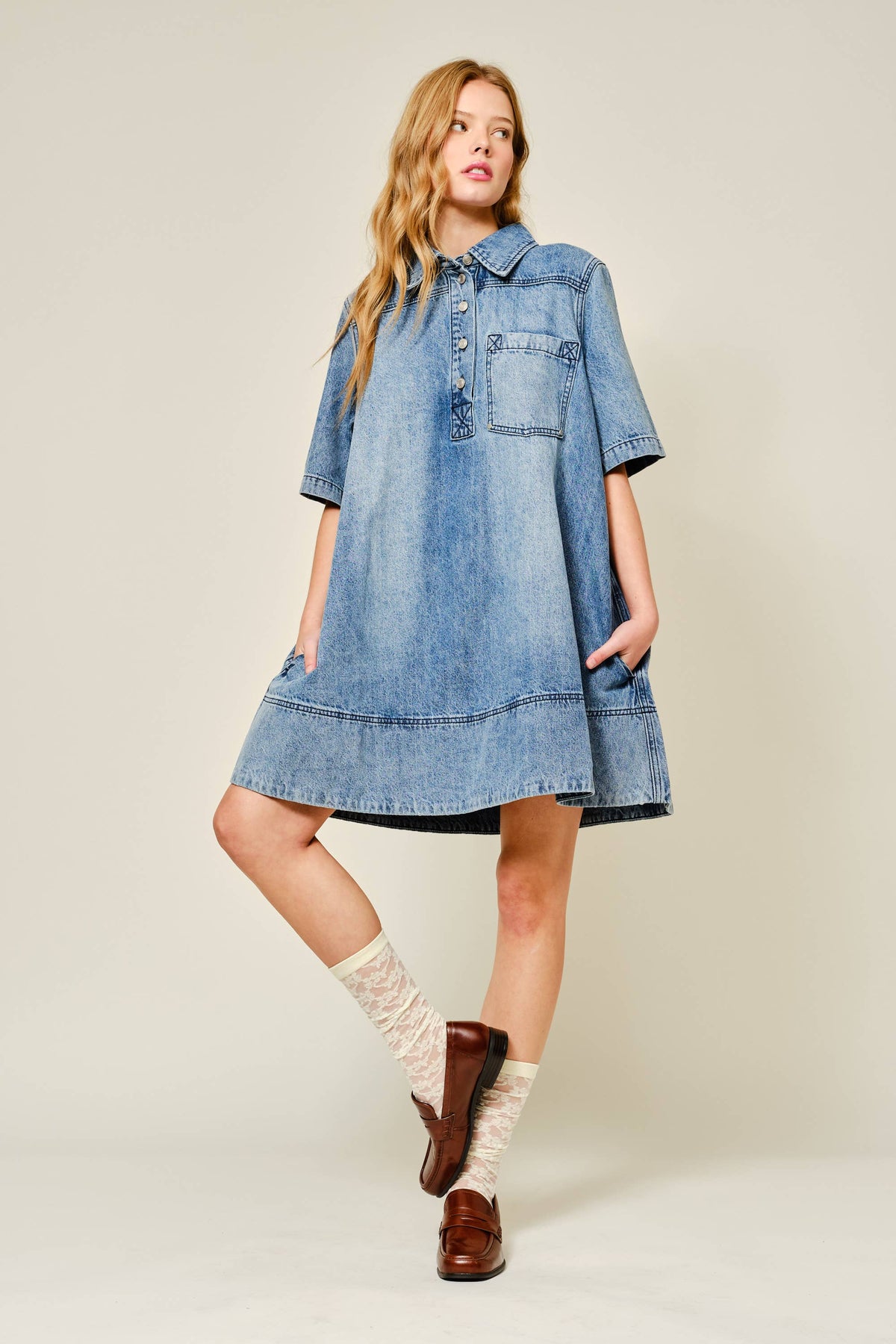 Denim Mini Dress