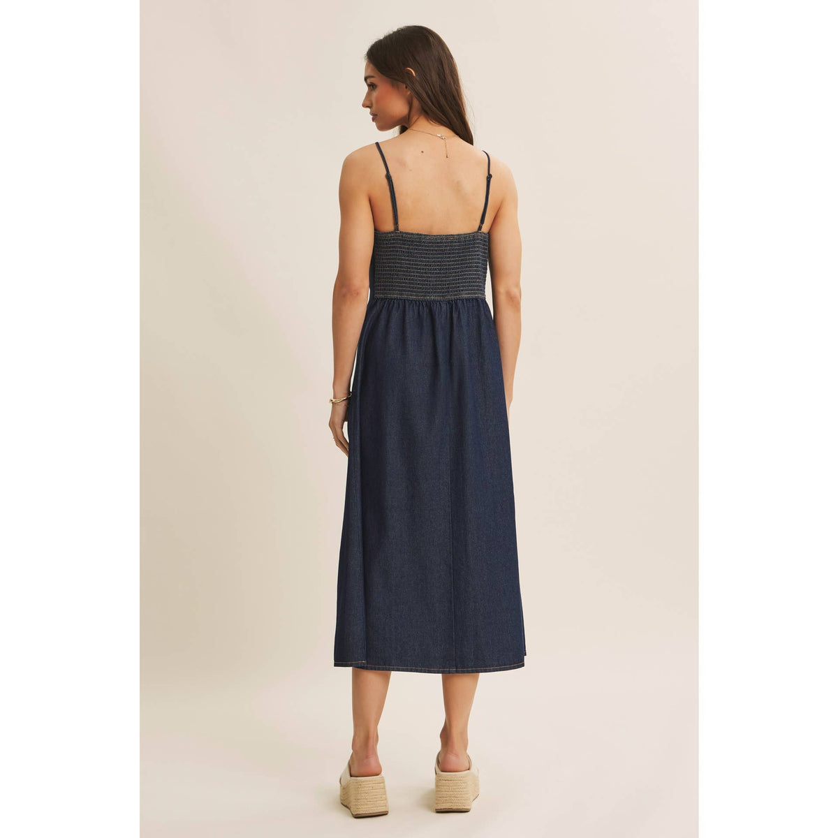 Denim Midi Dress