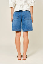 Final Sale-Bermuda Denim Shorts