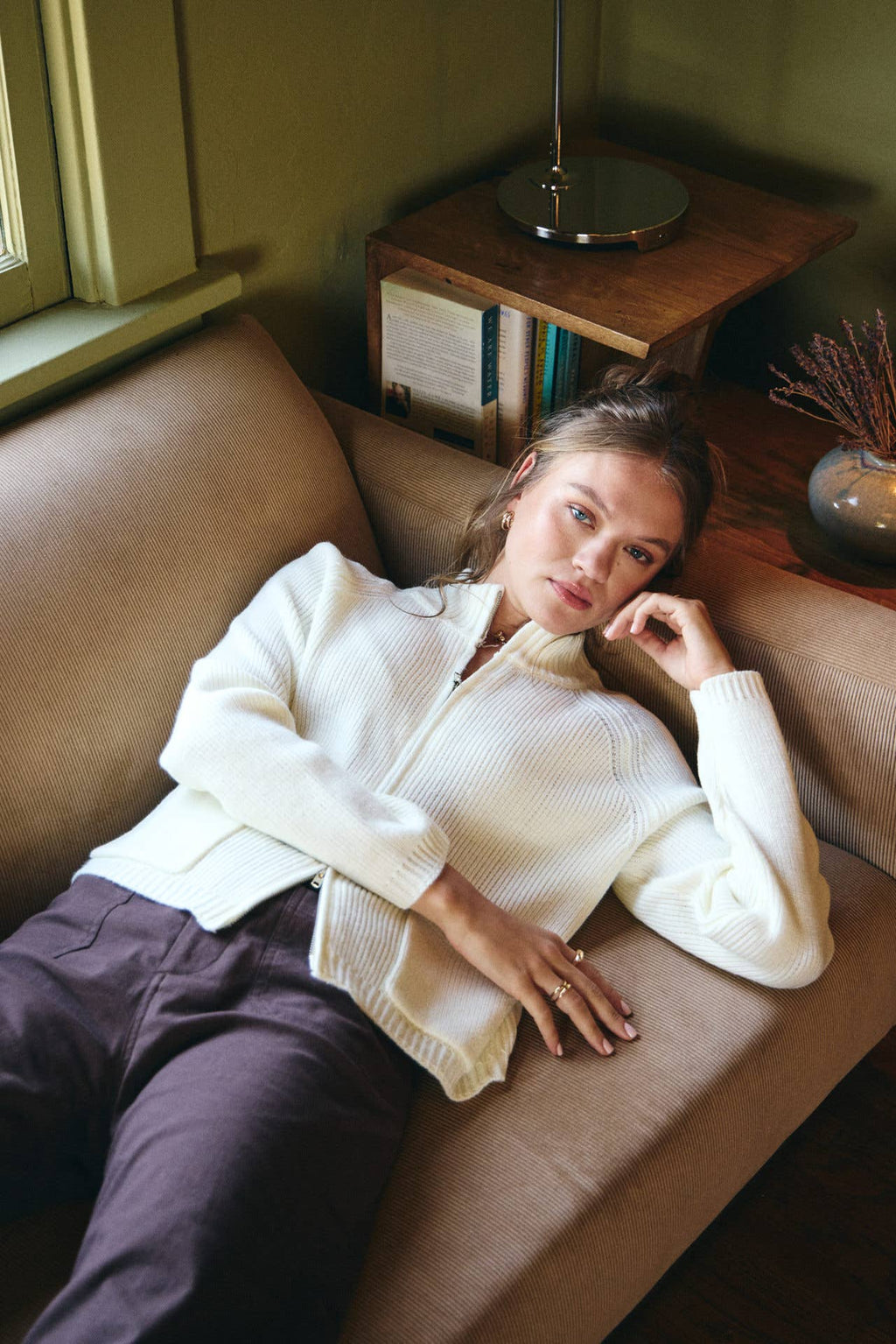 2-Way Zip Sweater Jacket
