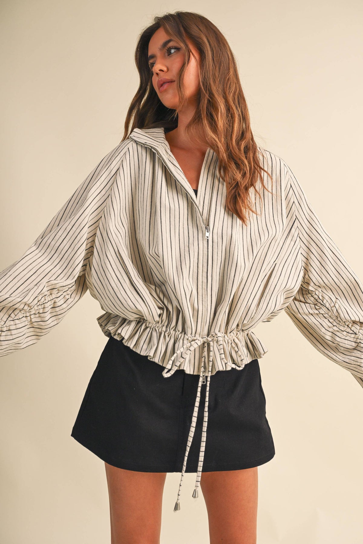 Linen Stripe Jacket