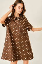 Final Sale-Dot Pullover Dress