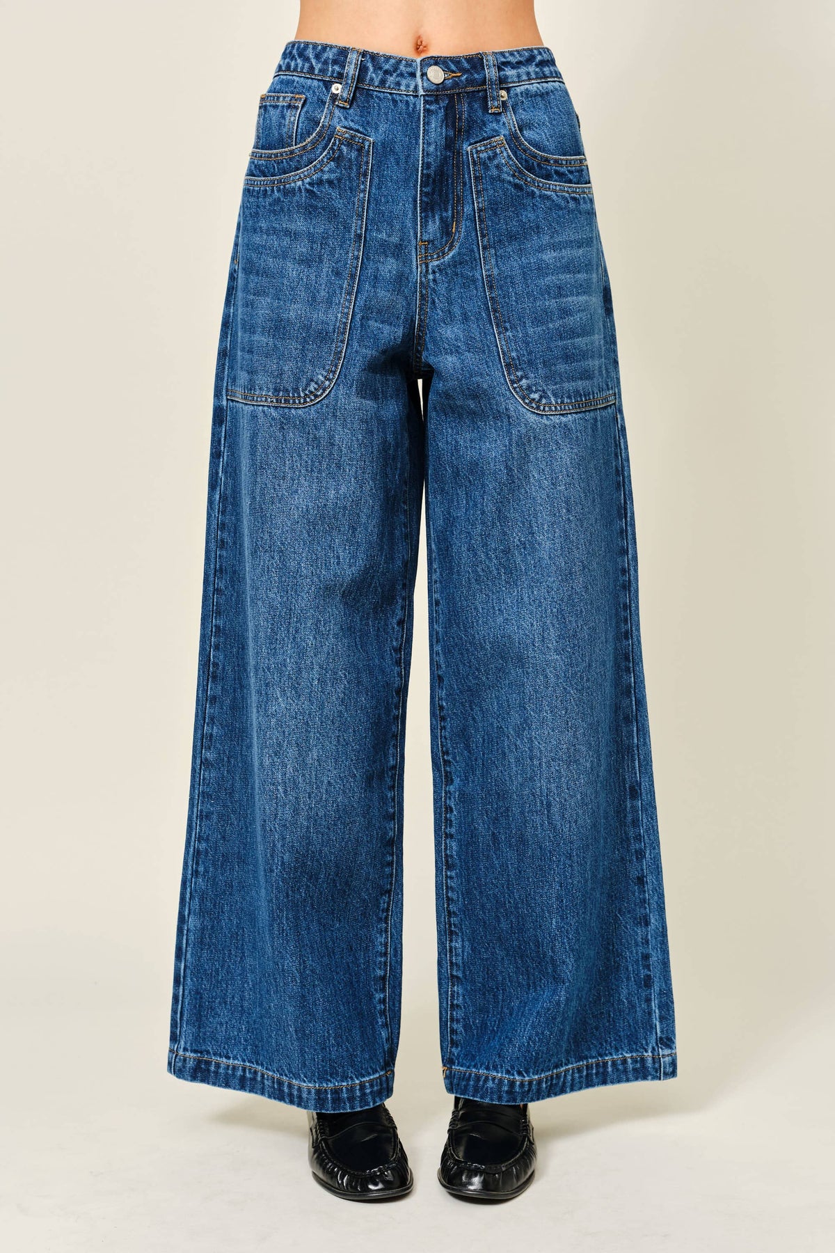 Final Sale-Gracie Wide Leg Jeans