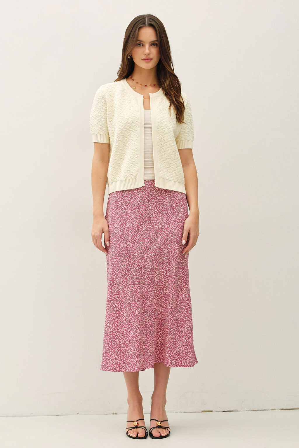 Final Sale-Short Sleeve Cardigan