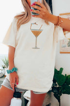 Final Sale-Dive Into Martini Tee