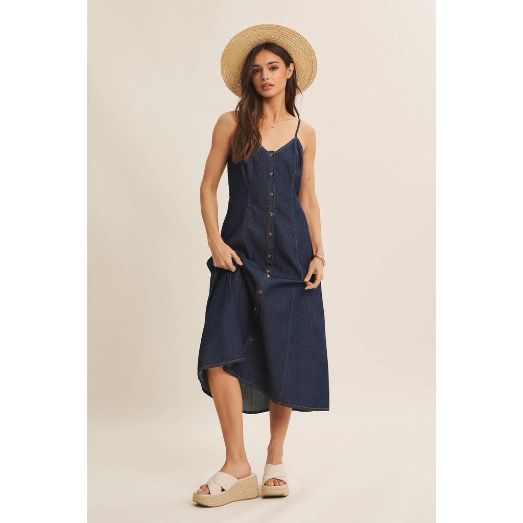 Denim Midi Dress