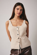 Final Sale-Button Down Sweater Top