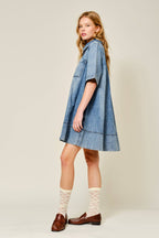 Denim Mini Dress