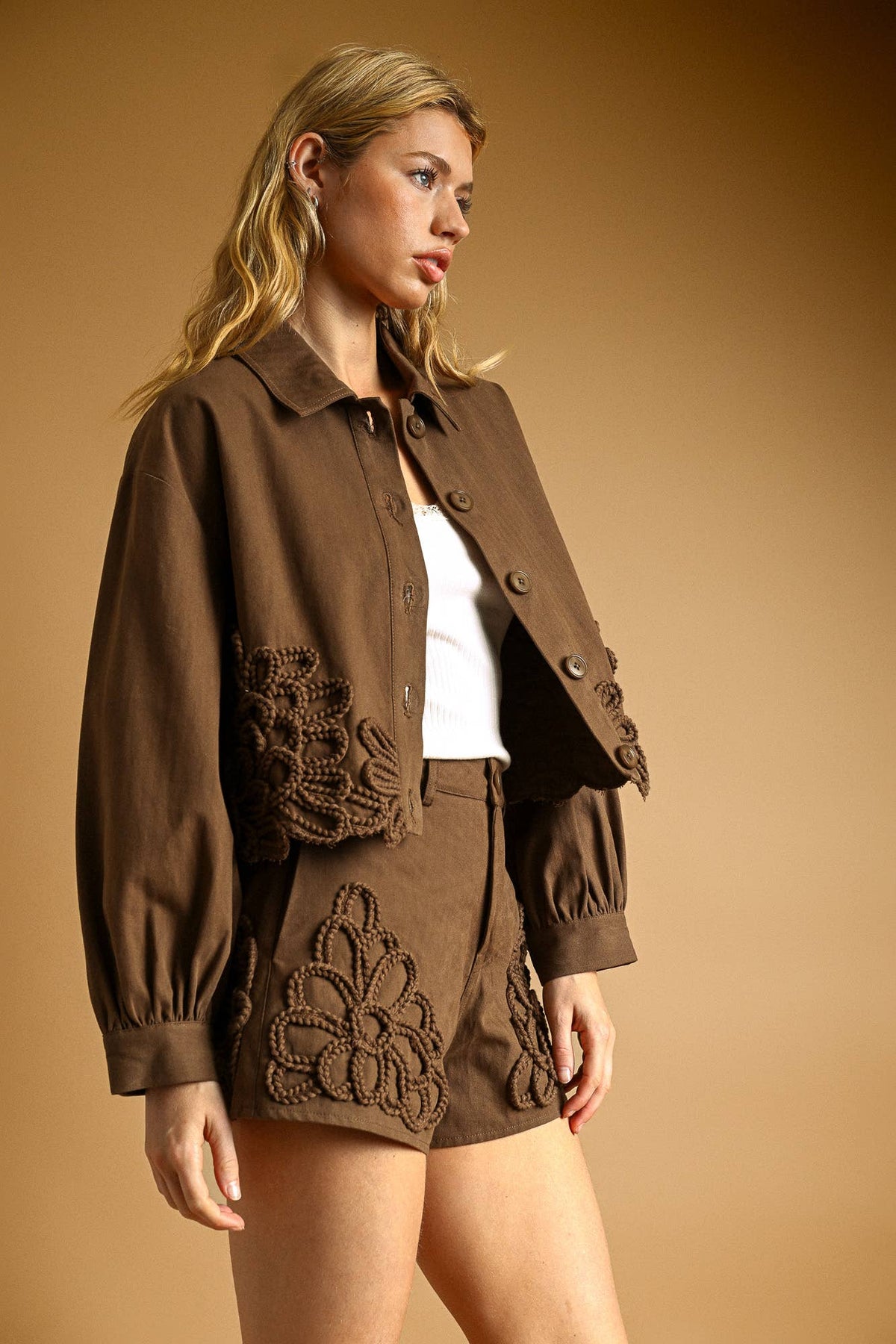 Floral Detail Jacket