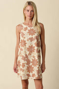 Ainsely Floral Shift Mini Dress