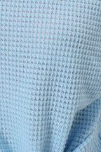 Final Sale-Boat Neck Twist Top