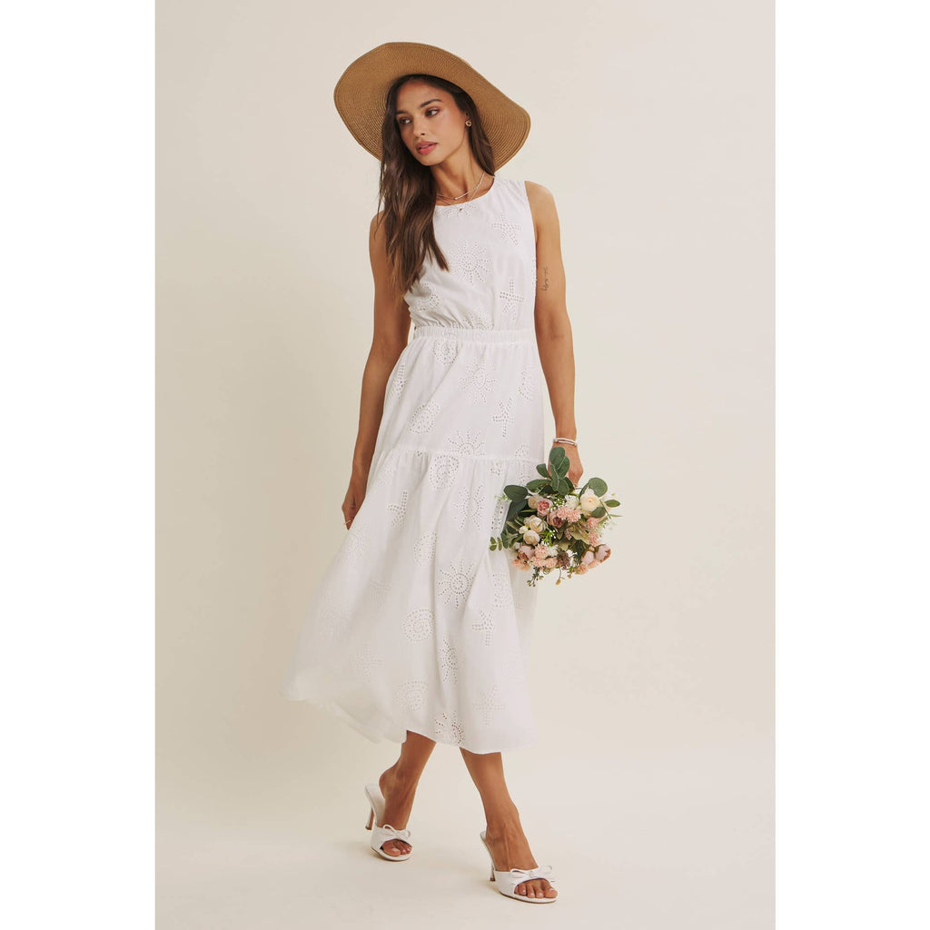 Seashell Eyelet Midi