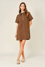 Final Sale-Dot Pullover Dress