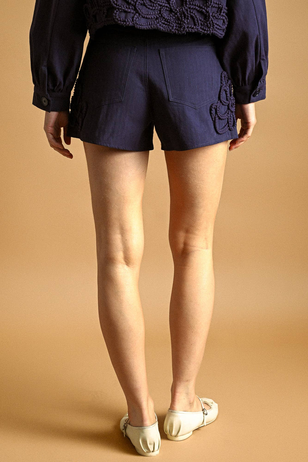 Floral Detail Shorts