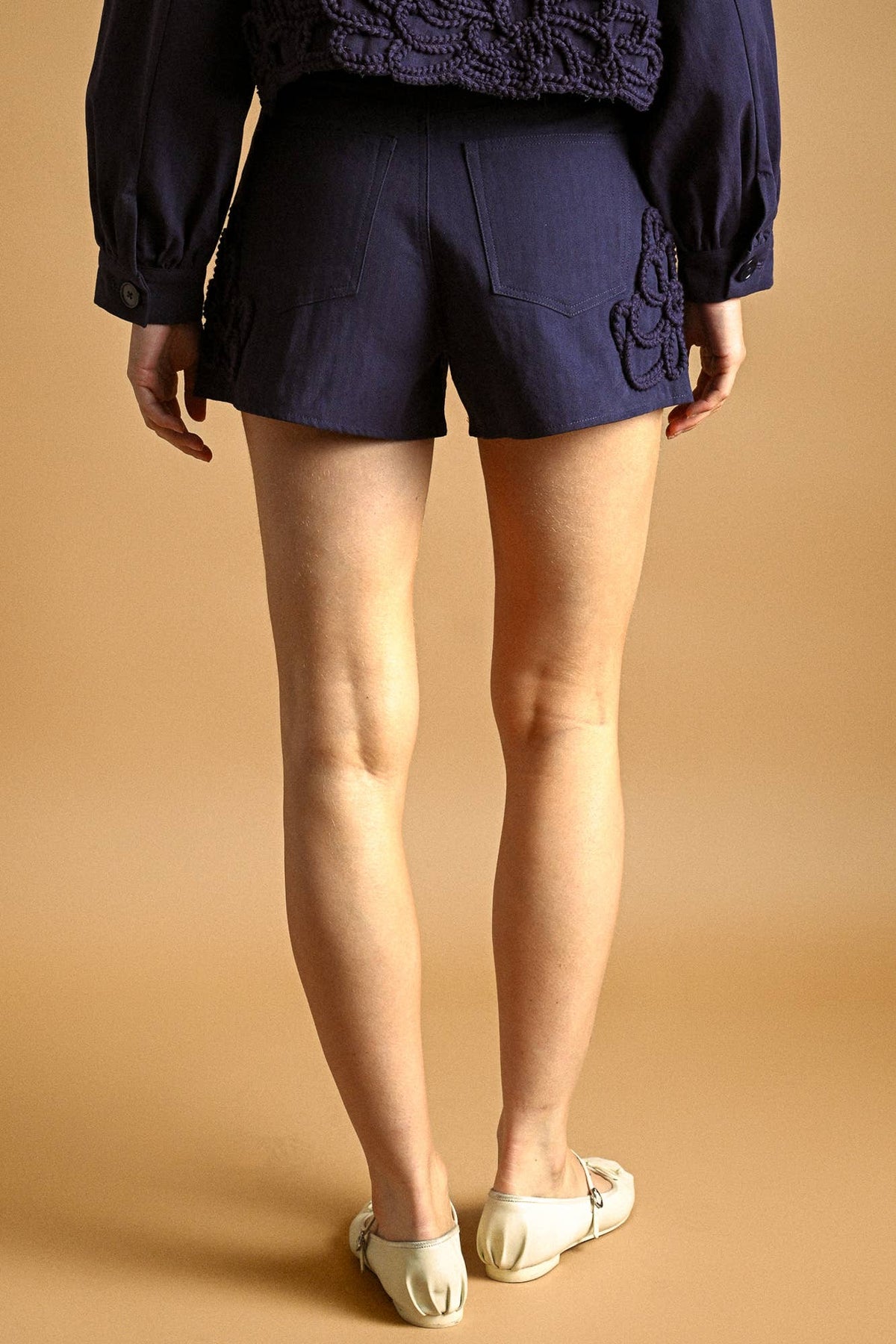 Floral Detail Shorts