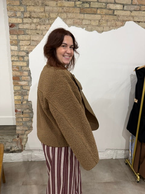 Reversible Faux Leather Jacket
