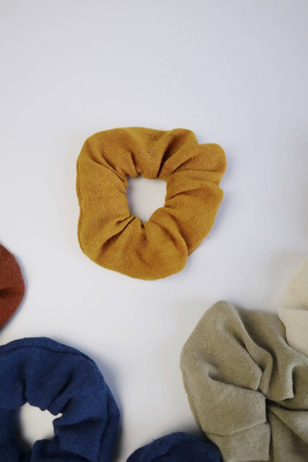 Final Sale-Raw Silk Hair Scrunchies