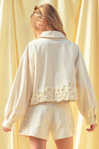 Floral Detail Jacket