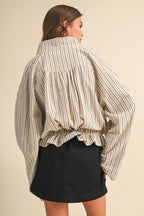Linen Stripe Jacket