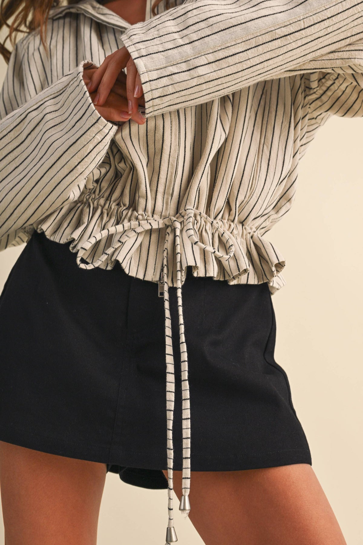 Linen Stripe Jacket