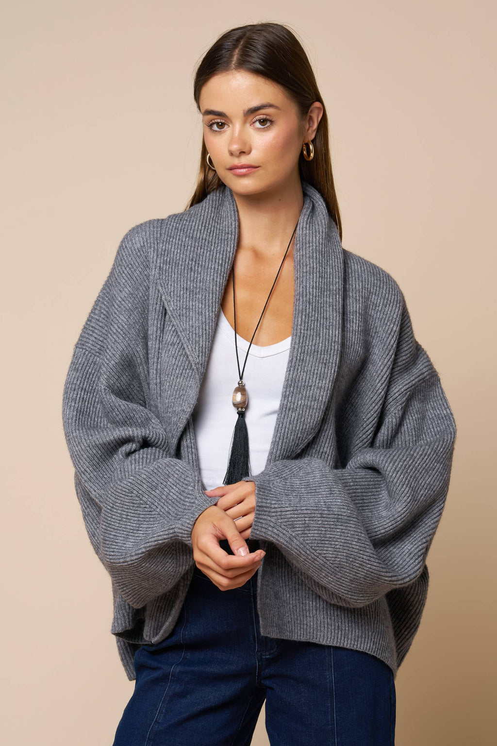 Shawl Collar Cardigan