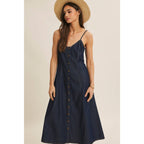 Denim Midi Dress