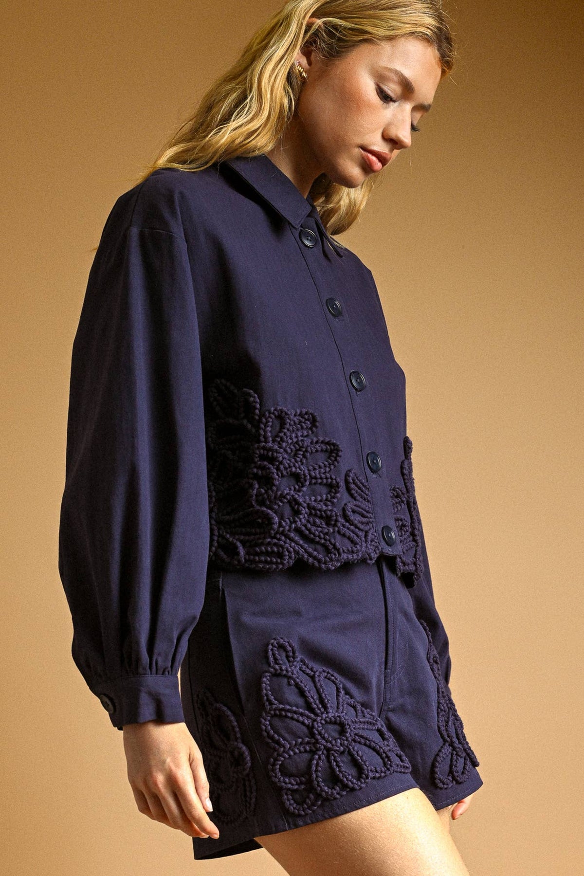 Floral Detail Jacket