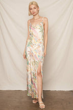 Final Sale-Beach Print Maxi Dress