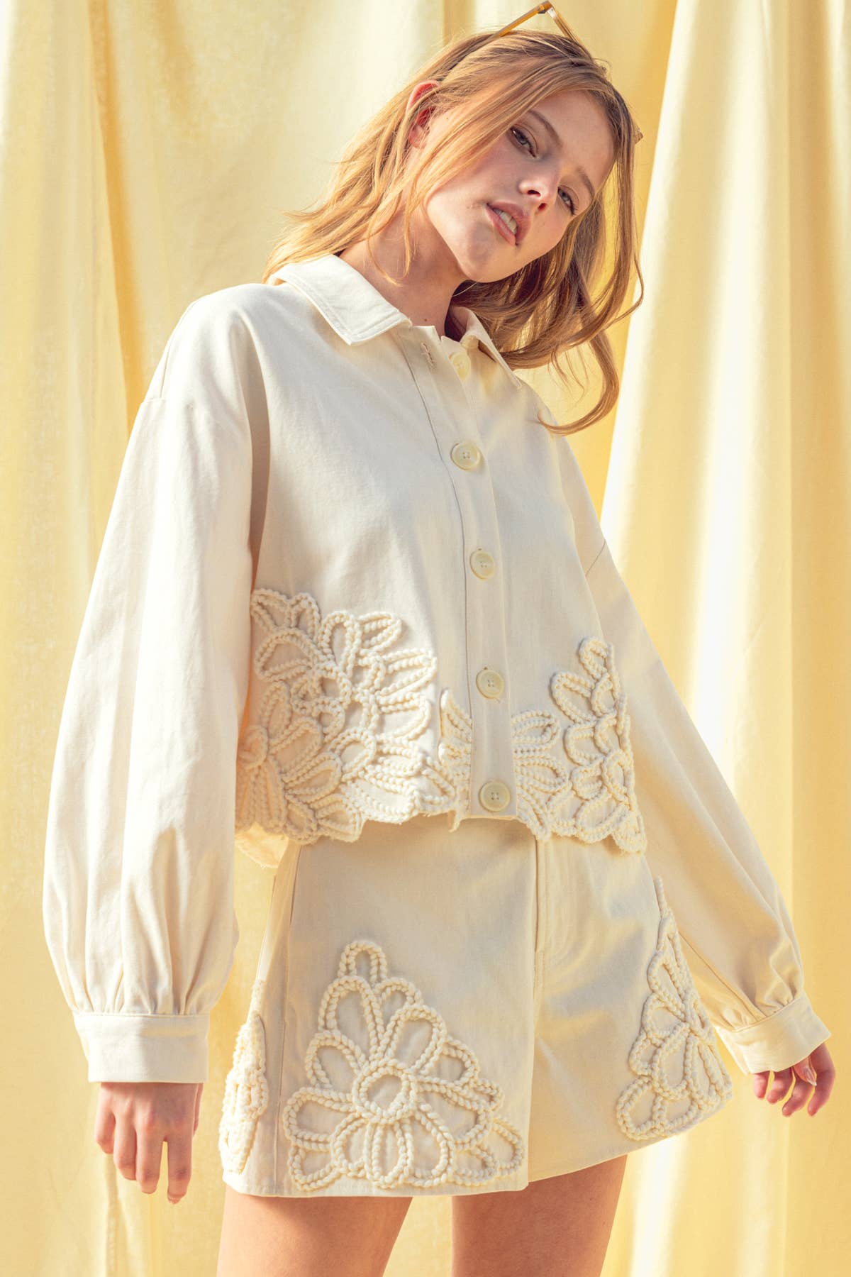 Floral Detail Jacket