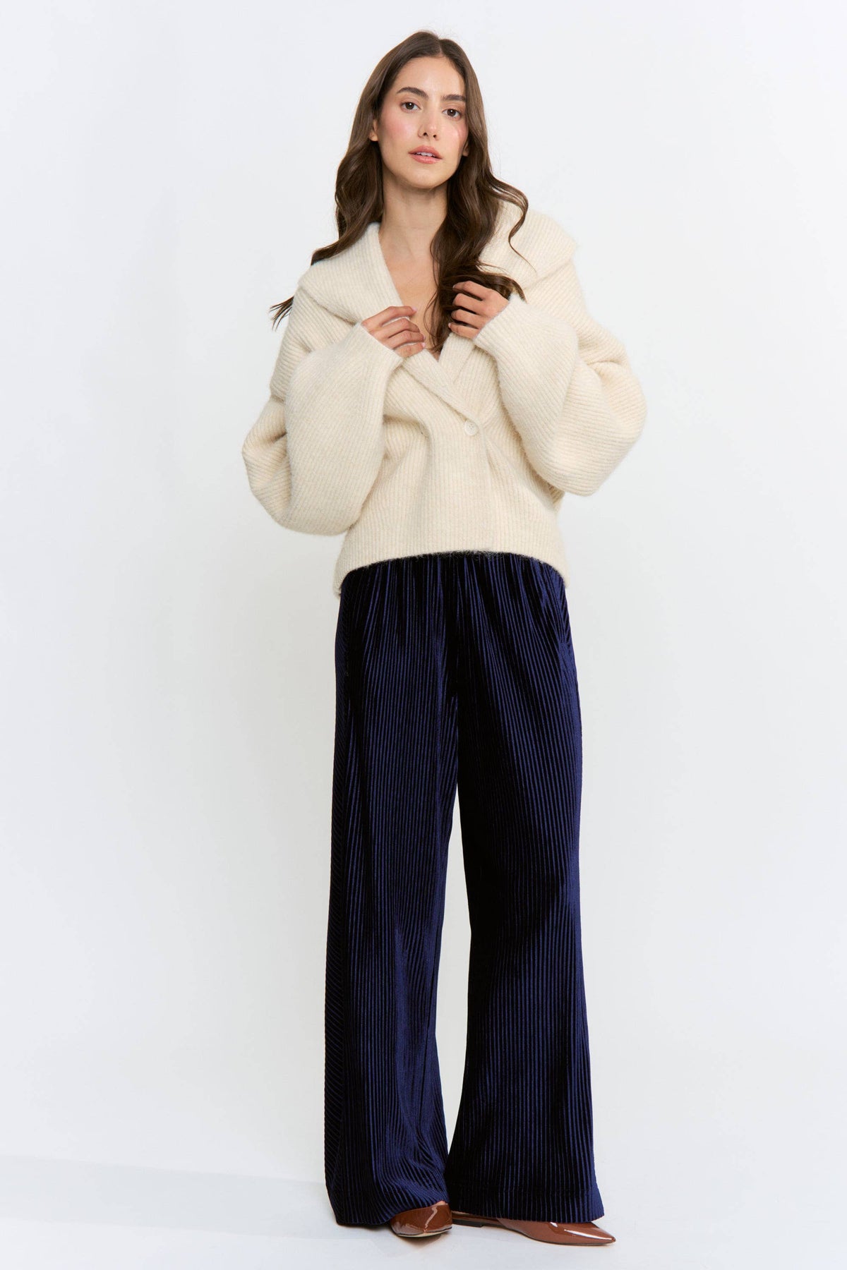 Wool-Blend Cardigan