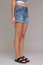 Final Sale-Kayla Cuffed Relaxed Short