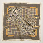 Final Sale-Chain & Paisley Print Scarf