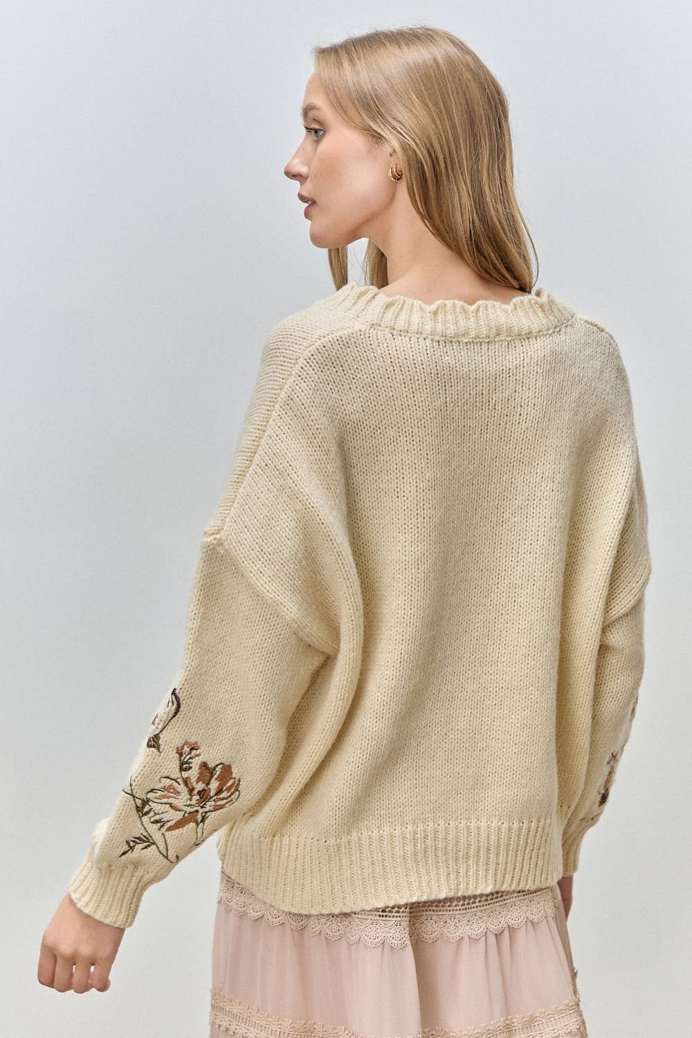Embroidered Cardigan