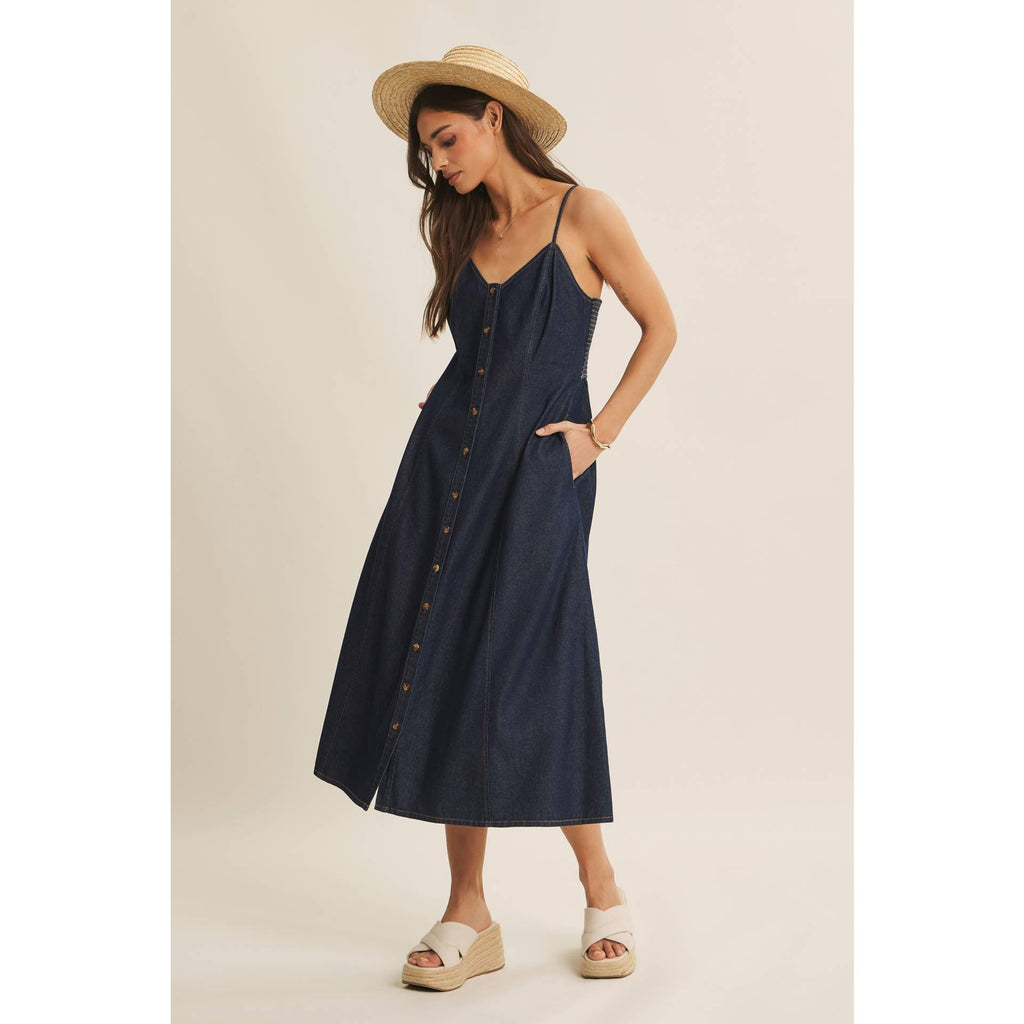Denim Midi Dress
