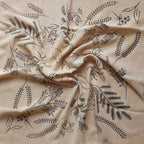Final Sale-Oatmeal Naturally Raw Silk Bandana