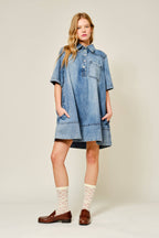 Denim Mini Dress