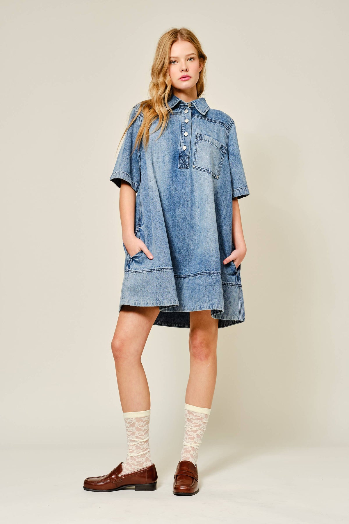 Denim Mini Dress