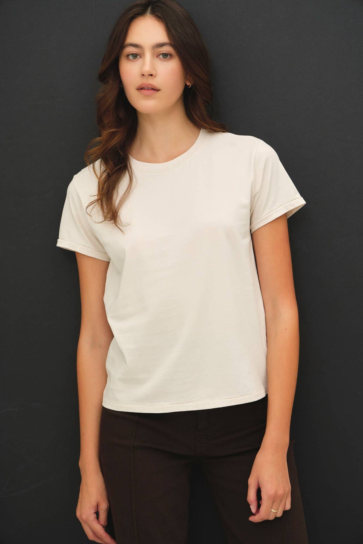 Cotton Jersey Crewneck